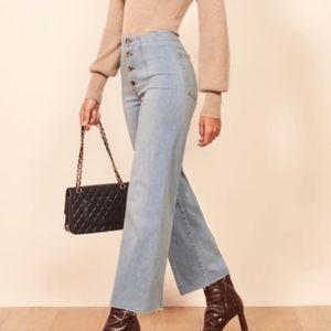 Reformation Stretch Flood Jeans